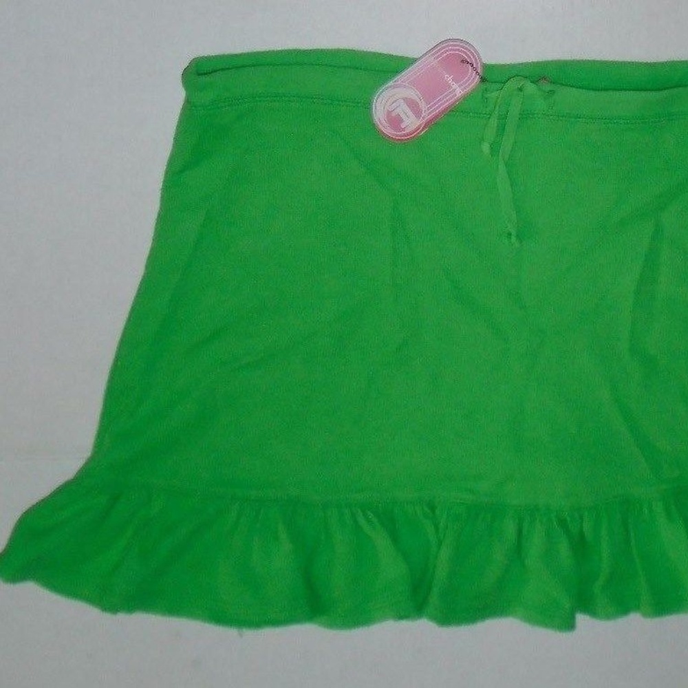 Vintage Drawstring Waist Beach Summer Fun Skirt